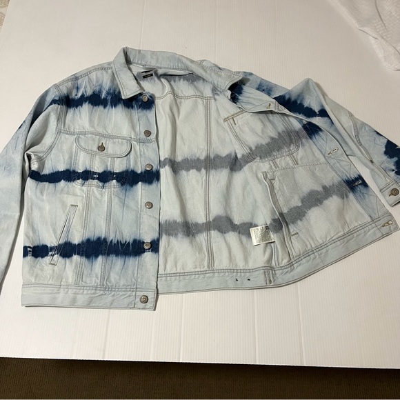 LEE NWOT European Collection Relaxed Rider Jacket in 90s acid, Size XL - Picture 5 of 15